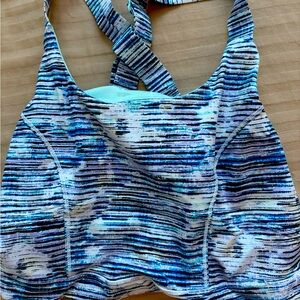 Lululemon Sports Bra.  Blurred Belle Multi.  Excellent Condition
